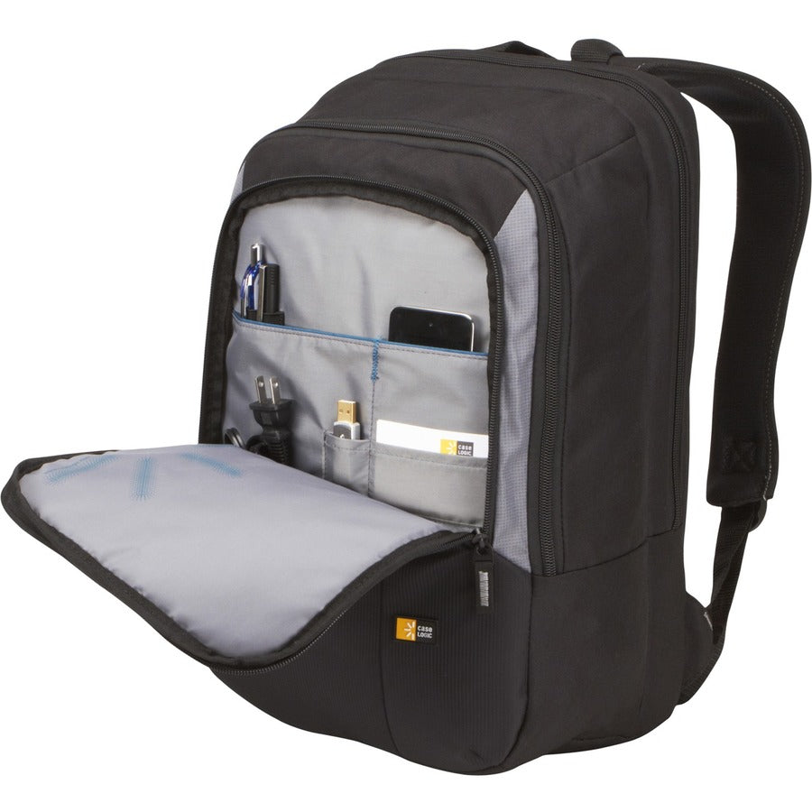 Case Logic VNB-217 17-Inch Laptop Backpack in Black with Smart Organization Features