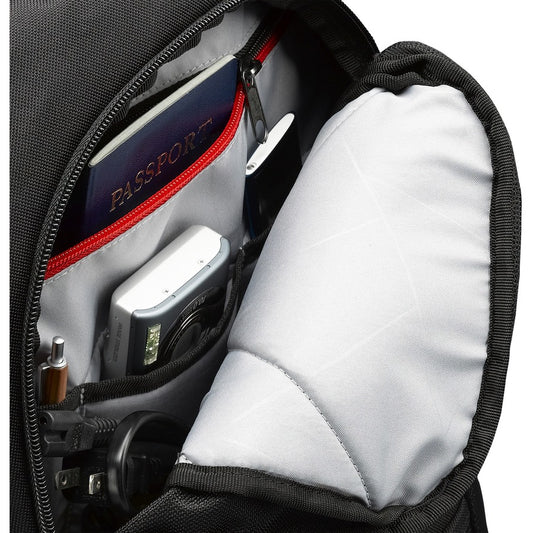 Case Logic DLBP-116 16-Inch Laptop Backpack with Secure Pockets and Organizer Panel in Black