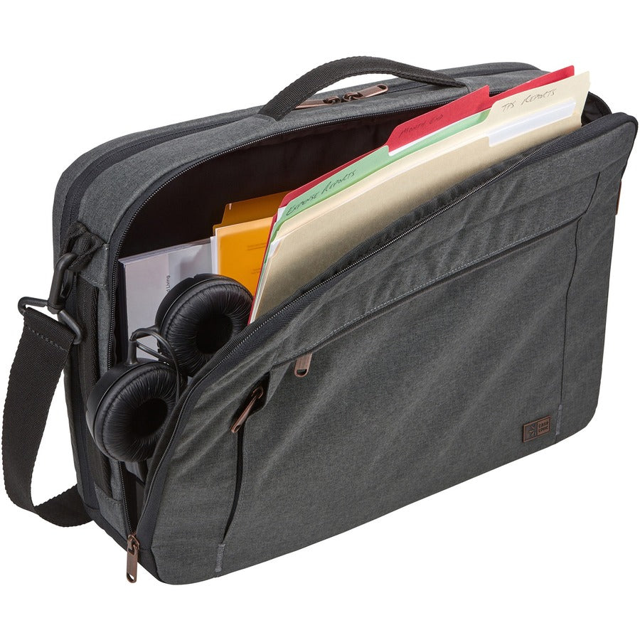 Case Logic Era ERACV-116 15.6-Inch 2-in-1 Backpack and Briefcase for Laptops and Tablets in Obsidian