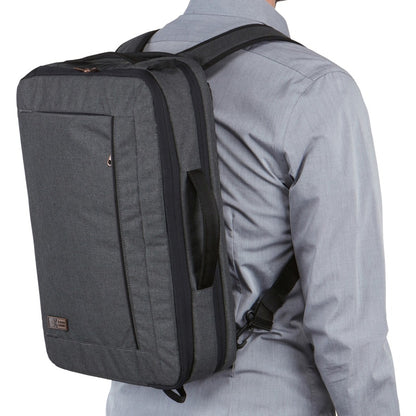 Case Logic Era ERACV-116 15.6-Inch 2-in-1 Backpack and Briefcase for Laptops and Tablets in Obsidian