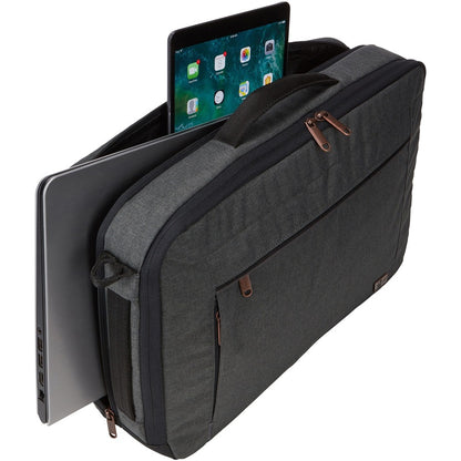 Case Logic Era ERACV-116 15.6-Inch 2-in-1 Backpack and Briefcase for Laptops and Tablets in Obsidian