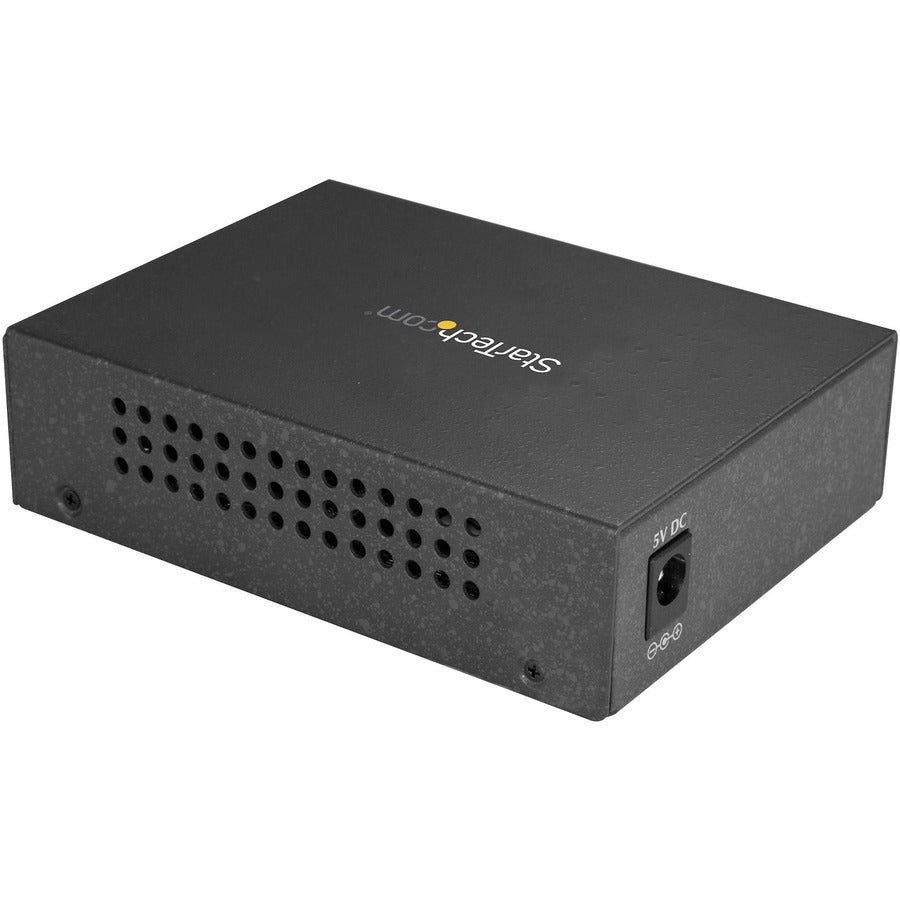 StarTech.com MCMGBSCMM055 Multimode SC Fiber Ethernet Media Converter - 1000Base-SX Gigabit Fiber Optic to Copper Bridge - 550 Meters Range