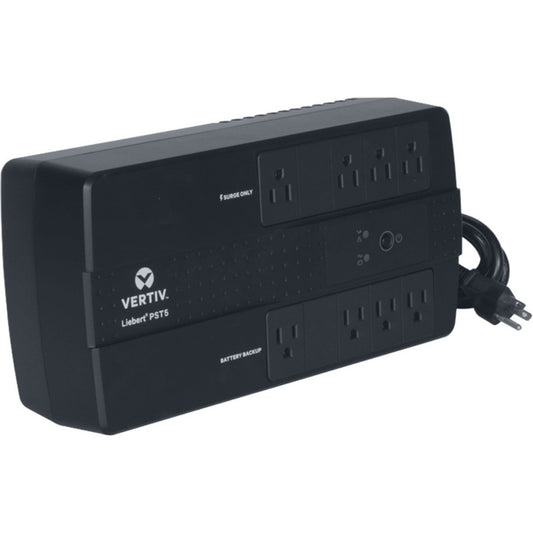Vertiv Liebert PST5 UPS - 500VA/300W Battery Backup and Surge Protection for Home and Business