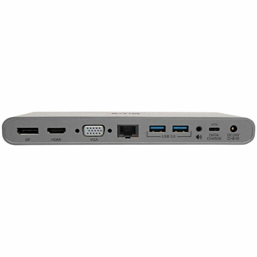 Eaton Tripp Lite Series U442-DOCK4-S USB-C Docking Station with 4K HDMI, DisplayPort, VGA, USB 3.0, Ethernet, and 100W Power Delivery