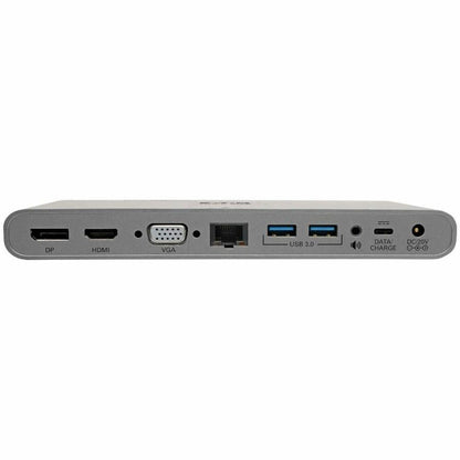 Eaton Tripp Lite Series U442-DOCK4-S USB-C Docking Station with 4K HDMI, DisplayPort, VGA, USB 3.0, Ethernet, and 100W Power Delivery