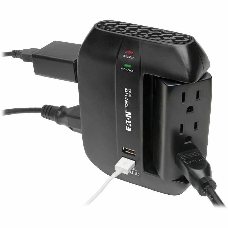 Eaton Tripp Lite Protect It! SWIVEL6USB 6-Outlet Surge Protector with USB Charging and Rotatable Outlets