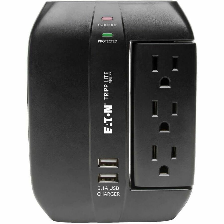Eaton Tripp Lite Protect It! SWIVEL6USB 6-Outlet Surge Protector with USB Charging and Rotatable Outlets