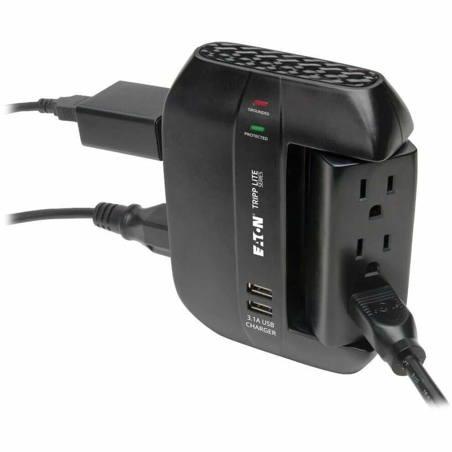 Eaton Tripp Lite Protect It! SWIVEL6USB 6-Outlet Surge Protector with USB Charging and Rotatable Outlets