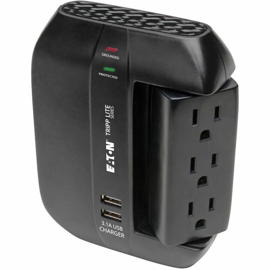 Eaton Tripp Lite Protect It! SWIVEL6USB 6-Outlet Surge Protector with USB Charging and Rotatable Outlets