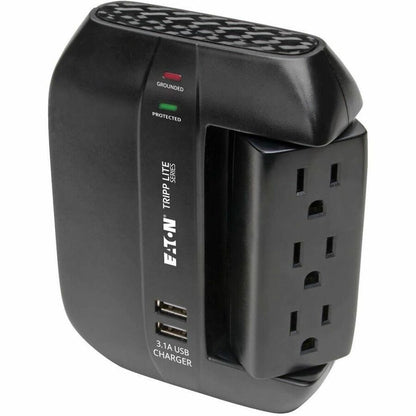 Eaton Tripp Lite Protect It! SWIVEL6USB 6-Outlet Surge Protector with USB Charging and Rotatable Outlets