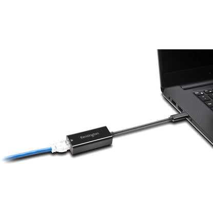 Kensington CA1100E USB-C to Ethernet Adapter – Gigabit Network Card for Laptops and Thunderbolt Devices