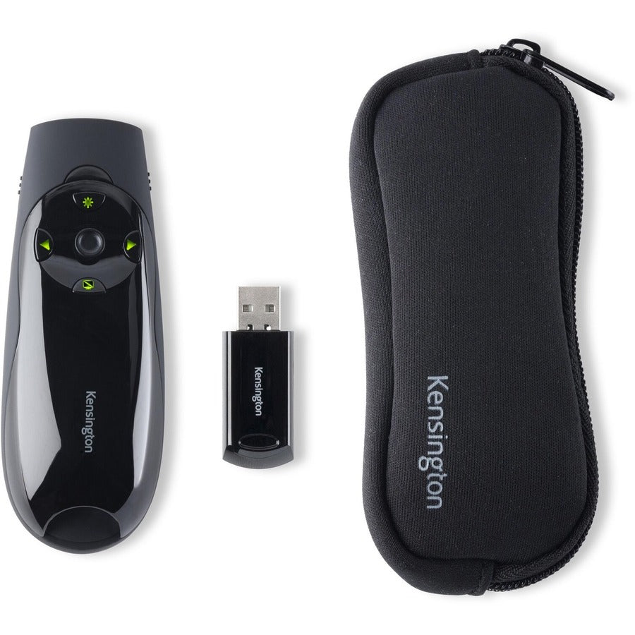Kensington Presenter Expert Mouse/Presentation Pointer - Wireless Laser Control with 150-ft Range