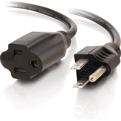 Legrand Group C2G 6ft Outlet Saver Power Extension Cord – 18 AWG, NEMA 5-15P to NEMA 5-15R