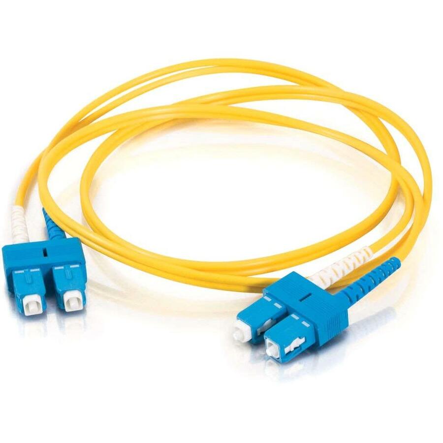 Legrand Group C2G 3m SC-SC 9/125 OS2 Duplex Single-Mode Fiber Optic Patch Cable - Yellow