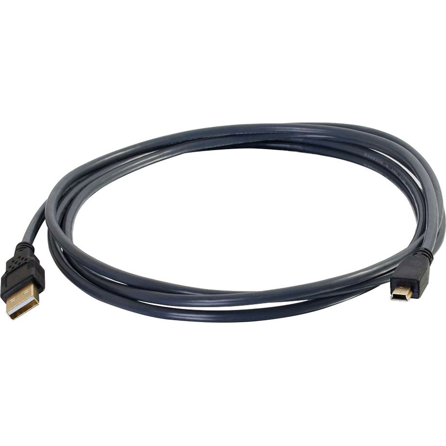 C2G Ultima Series 9.8ft USB A to Mini B Cable - High-Speed Data Transfer with Gold-Plated Connectors
