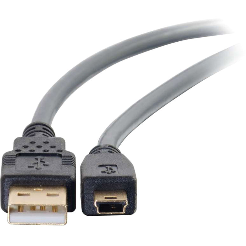 C2G Ultima Series 9.8ft USB A to Mini B Cable - High-Speed Data Transfer with Gold-Plated Connectors