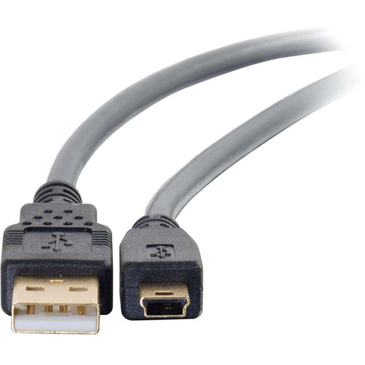 C2G Ultima Series 9.8ft USB A to Mini B Cable - High-Speed Data Transfer with Gold-Plated Connectors