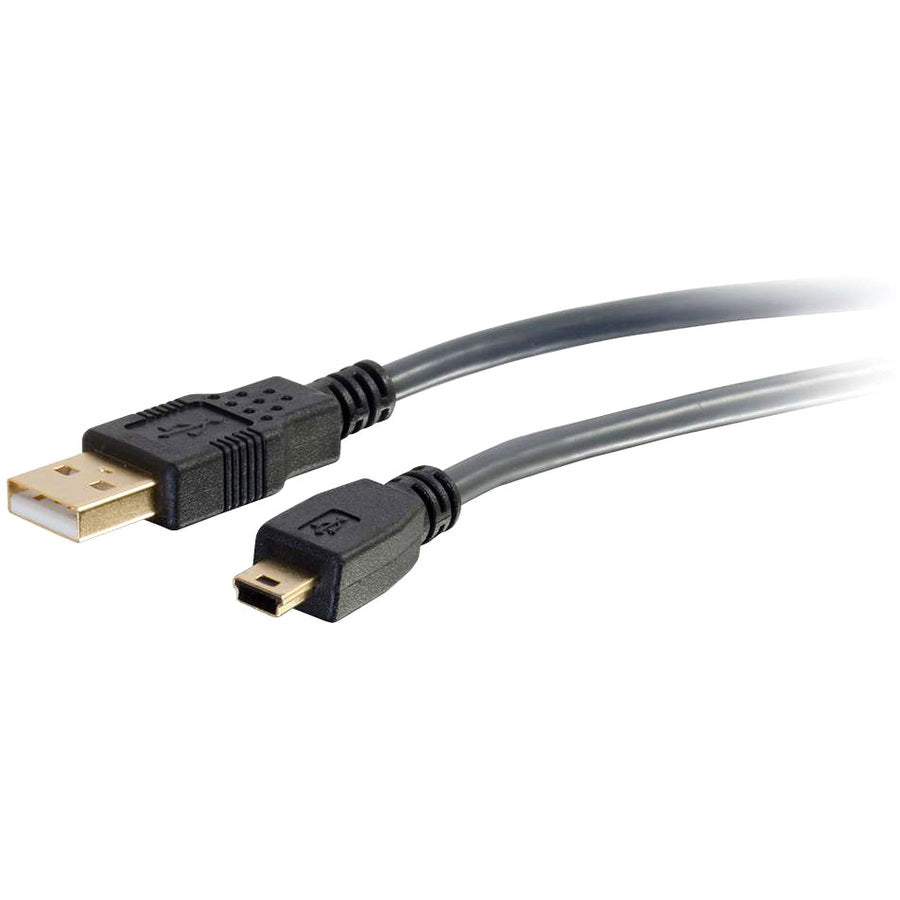 C2G Ultima Series 9.8ft USB A to Mini B Cable - High-Speed Data Transfer with Gold-Plated Connectors