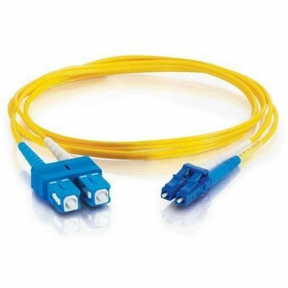 Legrand Group C2G 15m LC-SC 9/125 OS2 Single-Mode Fiber Optic Patch Cable - Yellow