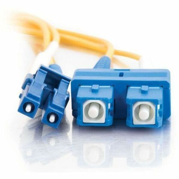 Legrand Group C2G 15m LC-SC 9/125 OS2 Single-Mode Fiber Optic Patch Cable - Yellow