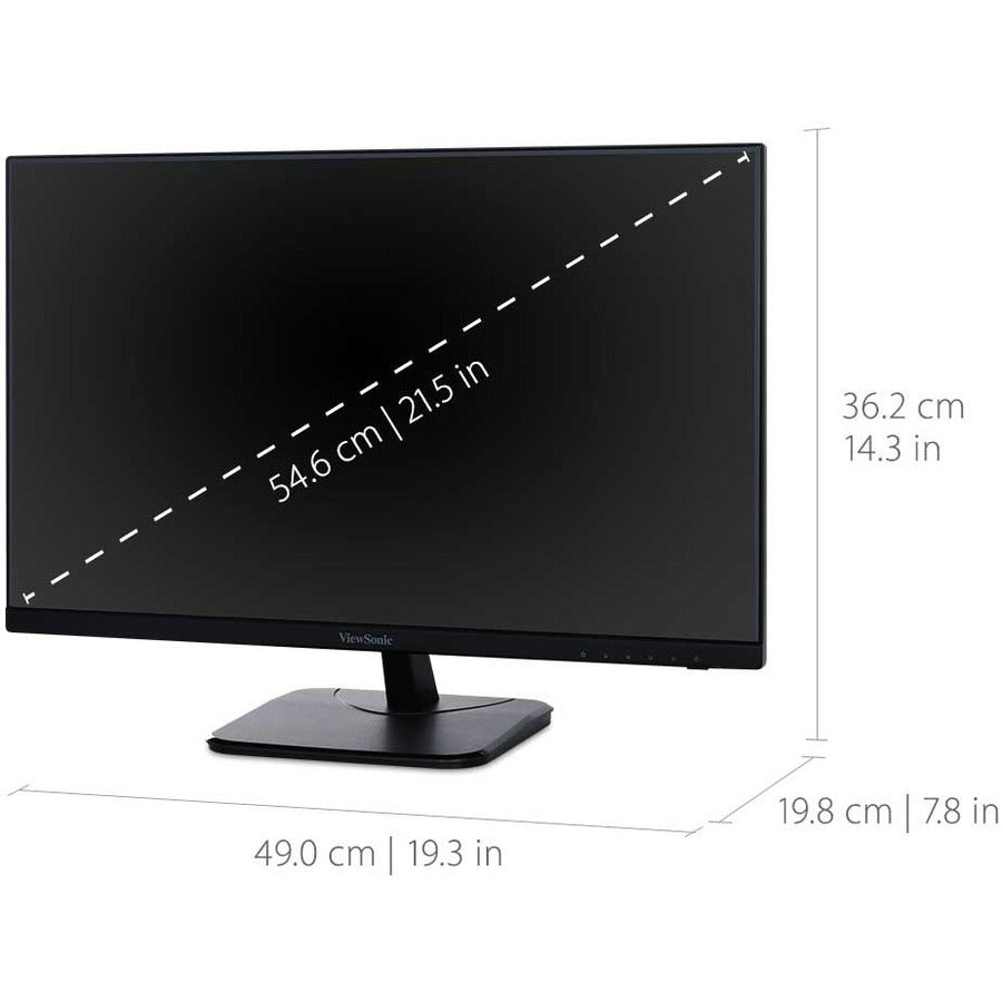 ViewSonic VA2256-MHD 22-Inch IPS Full HD Monitor with Adaptive Sync and Multiple Connectivity Options