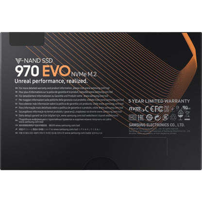 Samsung 970 EVO NVMe M.2 500GB SSD – High-Speed Internal Storage for Gaming and Creative Work