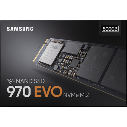 Samsung 970 EVO NVMe M.2 500GB SSD – High-Speed Internal Storage for Gaming and Creative Work