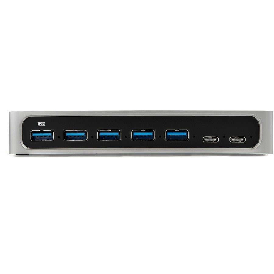 StarTech.com 7-Port USB-C Hub with Fast Charge – USB-C to 5 USB-A & 2 USB-C Ports – USB 3.0 SuperSpeed 5Gbps – Thunderbolt Compatible
