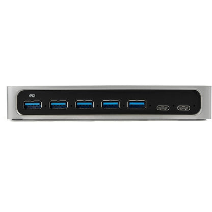 StarTech.com 7-Port USB-C Hub with Fast Charge – USB-C to 5 USB-A & 2 USB-C Ports – USB 3.0 SuperSpeed 5Gbps – Thunderbolt Compatible
