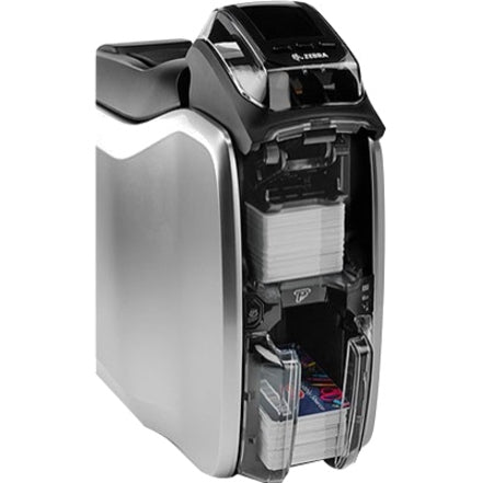 Zebra ZC300 Double-Sided Desktop Card Printer with Color Printing and USB Connectivity