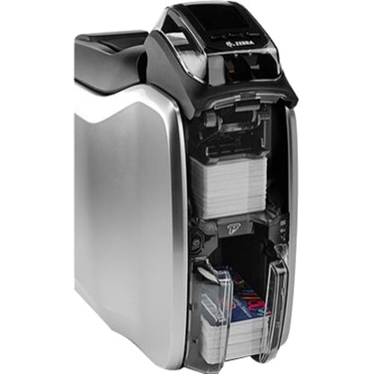 Zebra ZC300 Double-Sided Desktop Card Printer with Color Printing and USB Connectivity