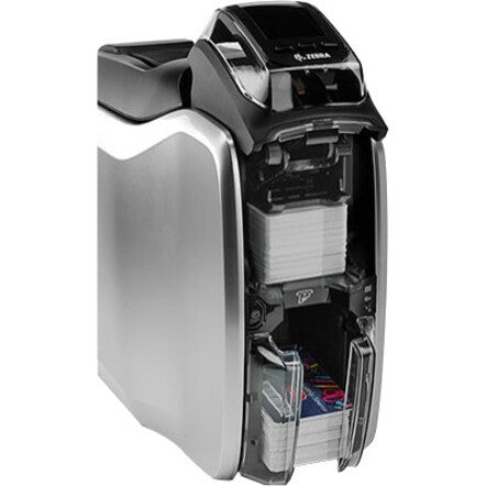 Zebra ZC300 Card Printer - Single Sided Dye Sublimation/Thermal Transfer Printing for Business and Organization Use