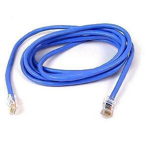 Belkin Cat. 5e UTP Patch Cable, 25 ft – Blue Ethernet Network Cable for High-Speed Internet and LAN Connections