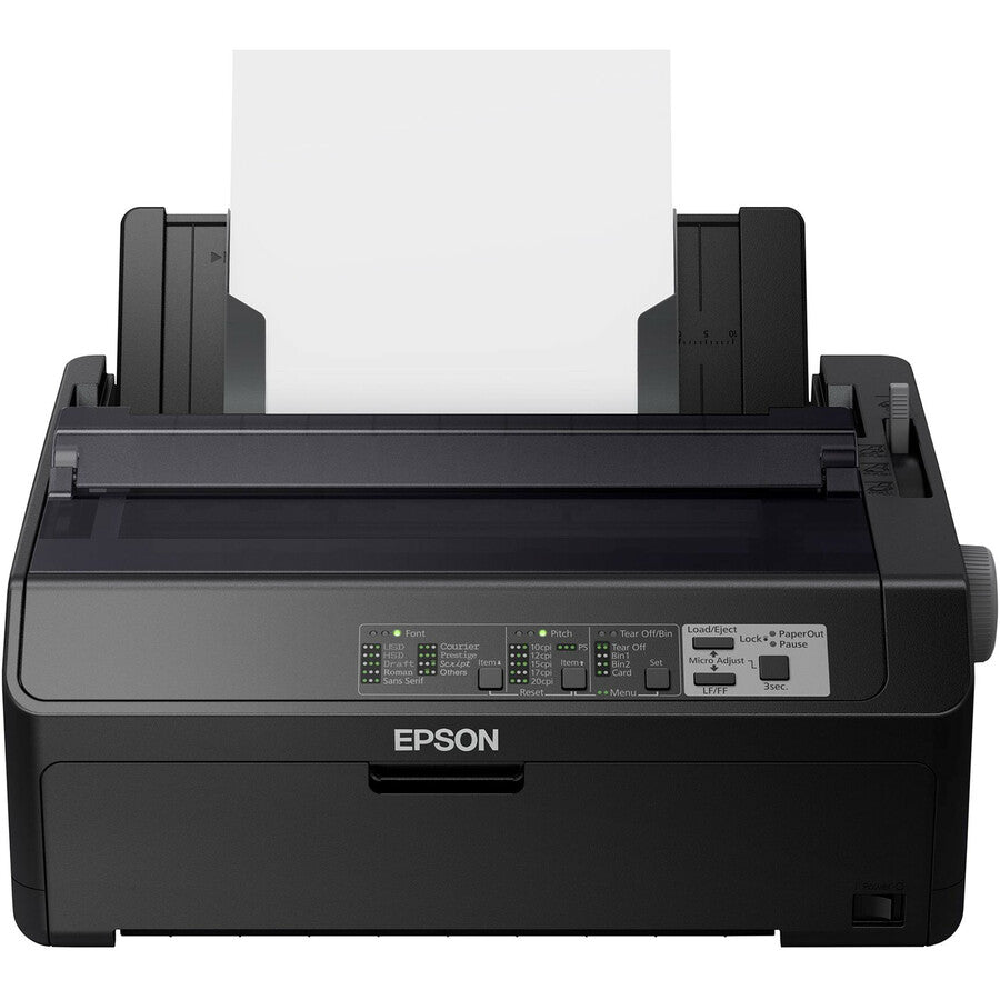 Epson LQ-590II N 24-pin Monochrome Impact Printer with Network Connectivity