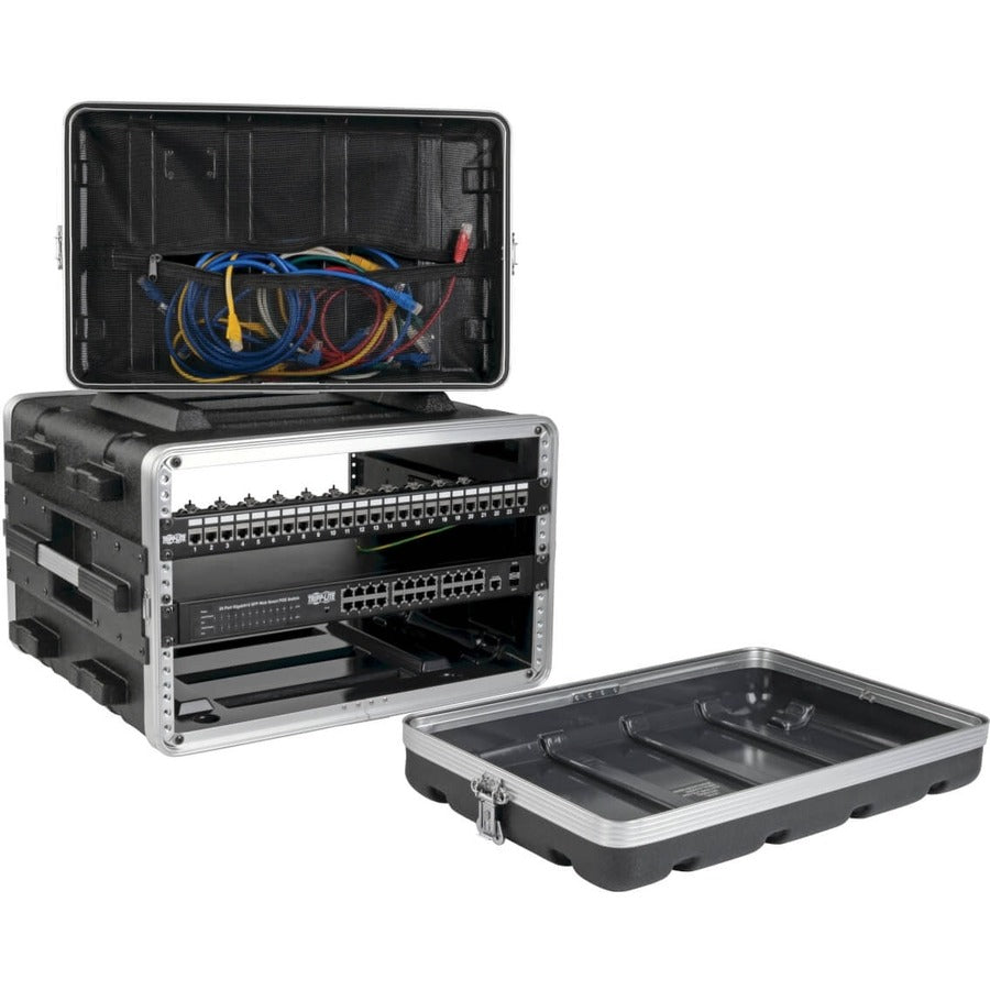 Eaton Tripp Lite Series 6U ABS Server Rack Equipment Shipping Case for Safe Transport