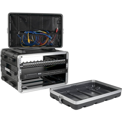 Eaton Tripp Lite Series 6U ABS Server Rack Equipment Shipping Case for Safe Transport