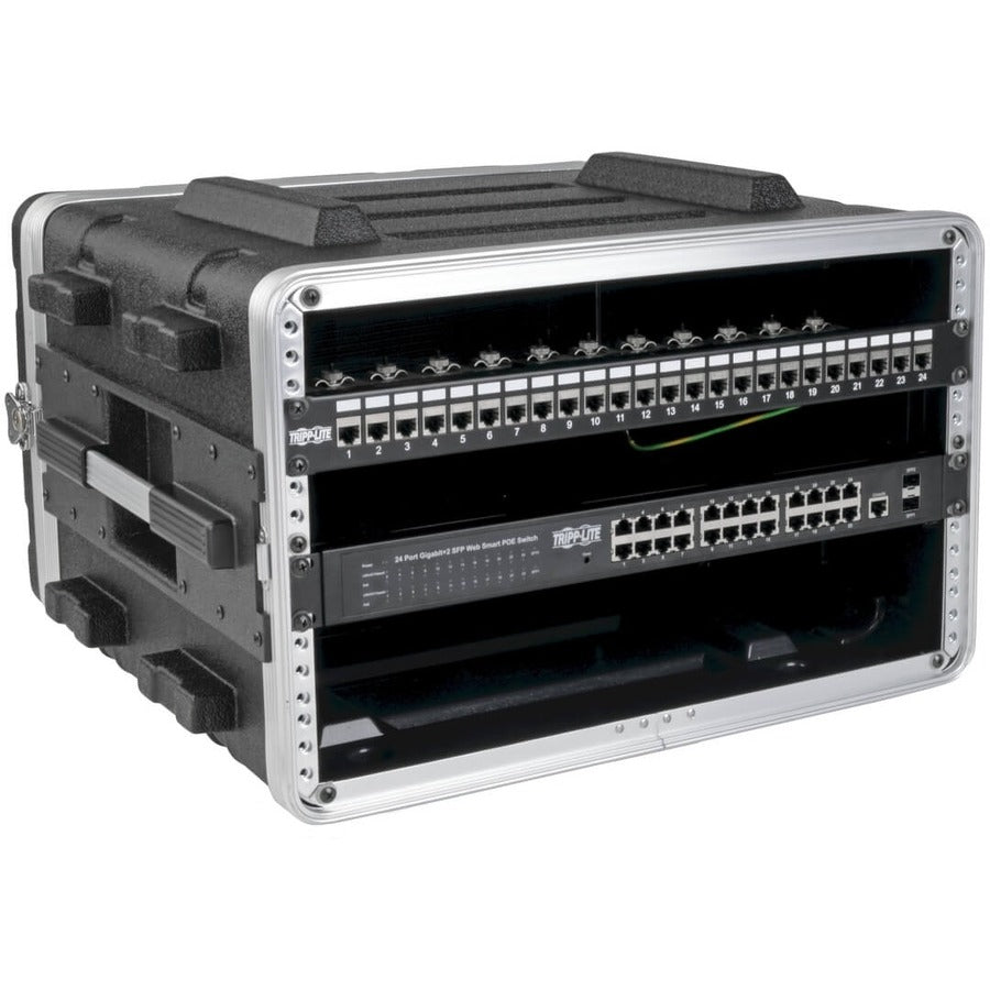 Eaton Tripp Lite Series 6U ABS Server Rack Equipment Shipping Case for Safe Transport
