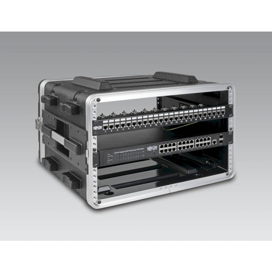 Eaton Tripp Lite Series 6U ABS Server Rack Equipment Shipping Case for Safe Transport