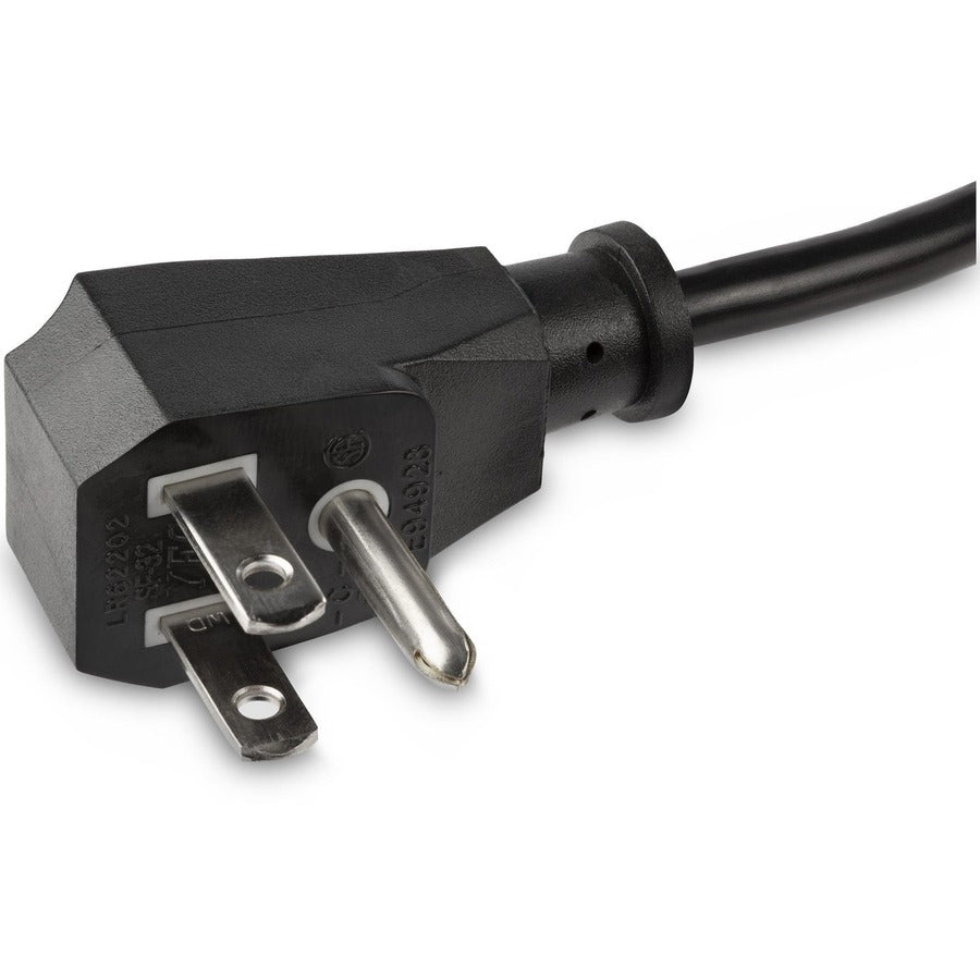 StarTech.com 1.5 ft Power Extension Cord with Flat NEMA 5-15P to NEMA 5-15R Connectors