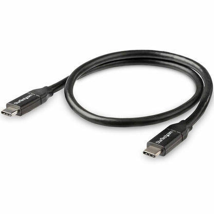 StarTech.com 0.5m USB-C to USB-C Cable with 5A Power Delivery for Fast Charging and Data Transfer
