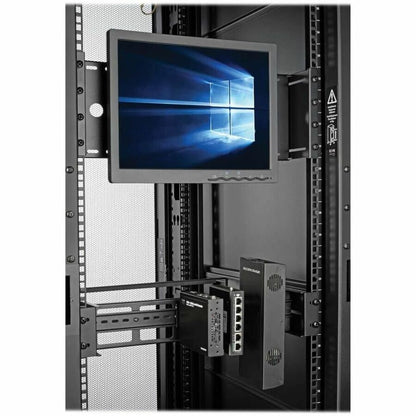 Eaton Tripp Lite Series SRDINRAIL2U Adjustable Rack-Mount DIN Rail Kit with Top Hat, Mini Top Hat, and G-Style Rails