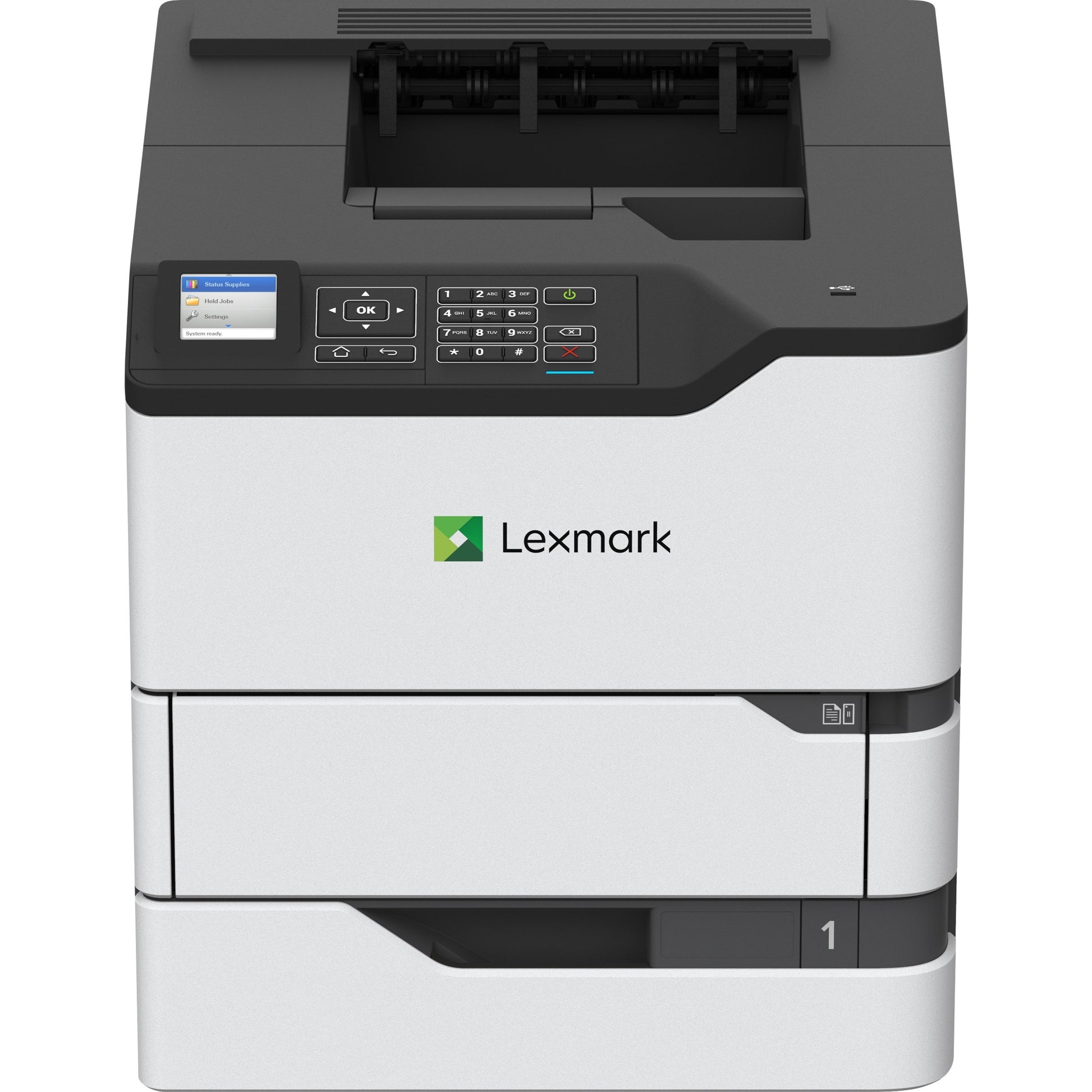 Lexmark MS821n Laser Printer – Monochrome Desktop Printing with 55 ppm Speed and High Capacity