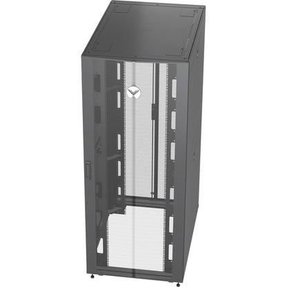 Vertiv VR Rack 48U Server Enclosure - 19-Inch Floor Standing Steel Cabinet with 600x1200mm Dimensions