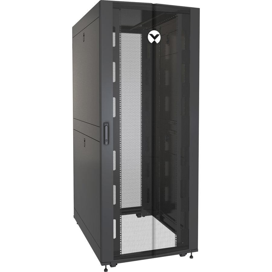 Vertiv VR Rack 48U Server Enclosure - 19-Inch Floor Standing Steel Cabinet with 600x1200mm Dimensions