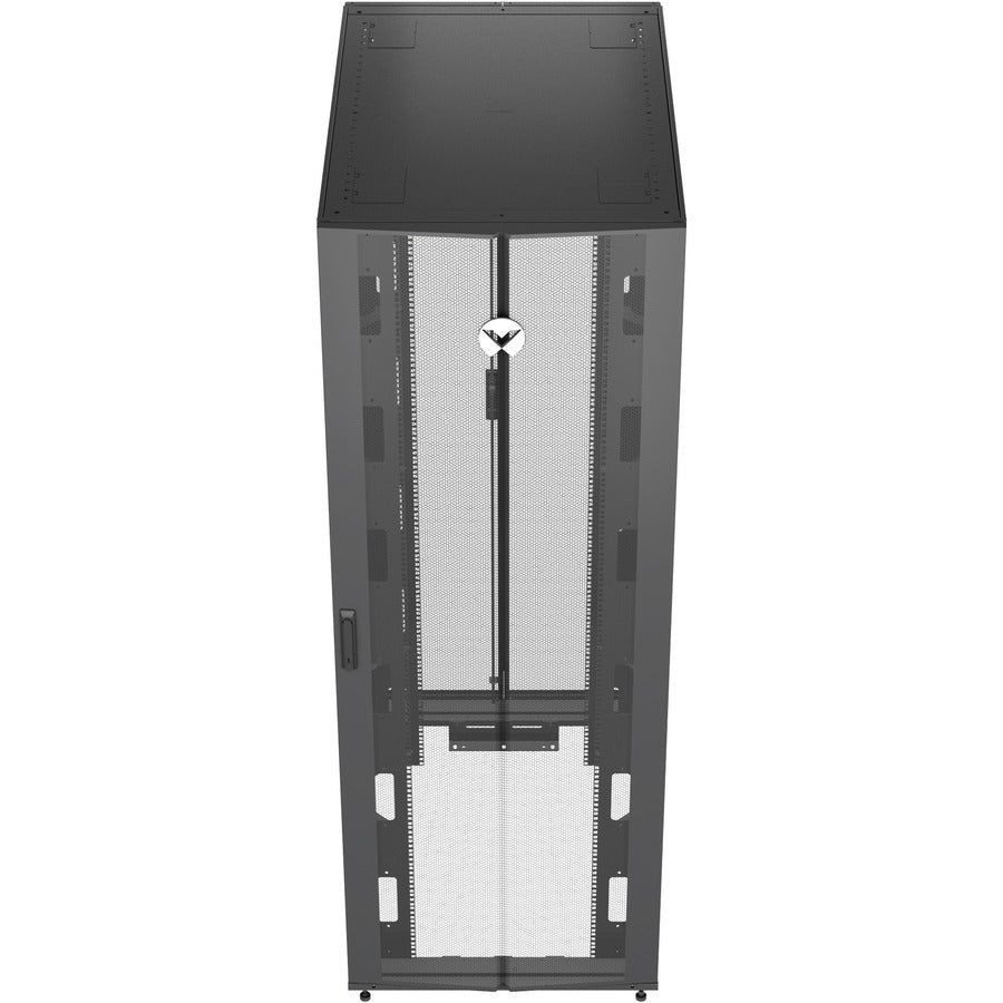 Vertiv VR Rack 48U Server Enclosure with 800x1200mm Dimensions and Tool-less Mounting