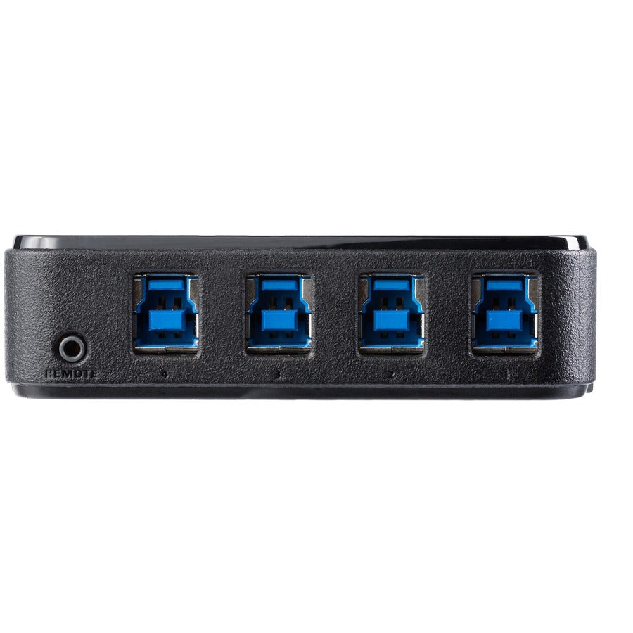 StarTech.com 4X4 USB 3.0 Peripheral Sharing Switch – 4 Port USB A/B Switch for Windows, Mac, Linux