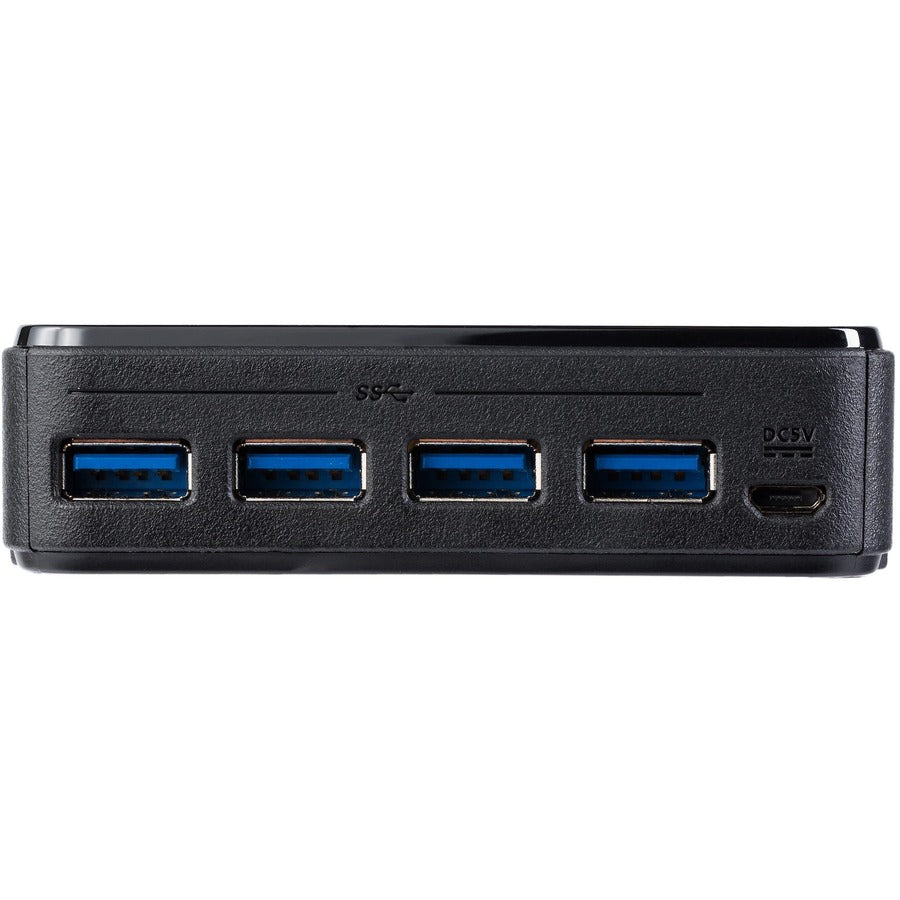 StarTech.com 4X4 USB 3.0 Peripheral Sharing Switch – 4 Port USB A/B Switch for Windows, Mac, Linux