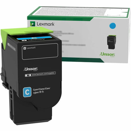 Lexmark Unison Cyan Extra High Yield Laser Toner Cartridge - Part #78C1XC0