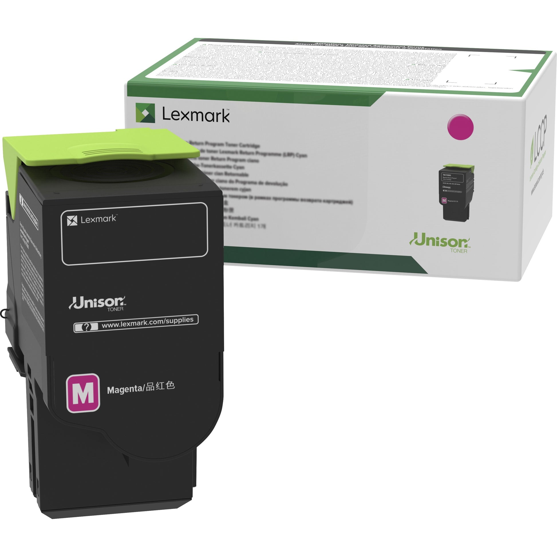 Lexmark Unison Magenta Ultra High Yield Laser Toner Cartridge - Model 78C1UM0