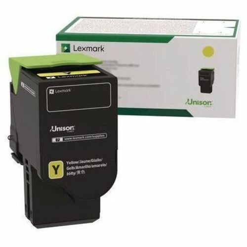 Lexmark Unison Original Extra High Yield Yellow Laser Toner Cartridge 78C1XY0 for Lexmark CX and CS Series Printers